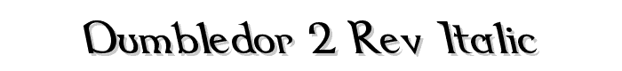 Dumbledor 2 Rev Italic font
